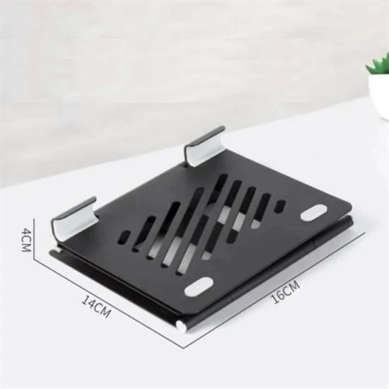 ®  Ayarlanabilir Metal Dizüstü Destek Tabanı Katlanabilir Taşınabilir Laptop Sehpası Standı - 4