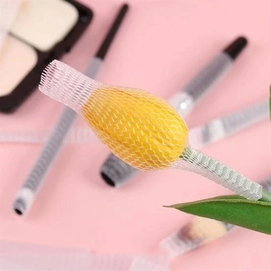 Makyaj Far Allık Kontür Eyeliner Fırça Malzemeleri Ürünleri Koruyucu File Kapak Örgü Kılıf S - 6