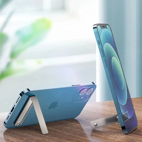 Tüm Telefonlara Uyumlu Kendiliğinden Yapışkanlı Cep Telefon Standı - 4