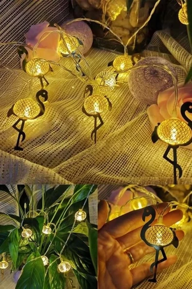 2 Metre Pilli İnce Tel Led Işık Zinciri Parti Aydınlatma - 5