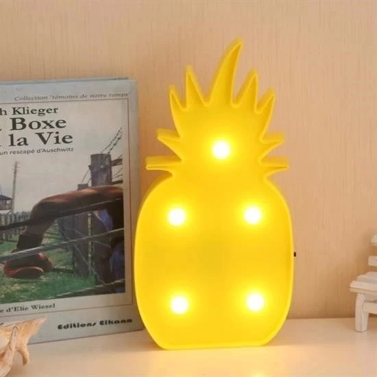 Ananas Şeklinde Ledli Dekoratif Eğlenceli Çocuk Gece Lambası - 2