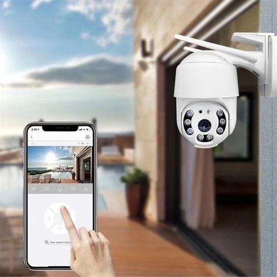 20 Mp Hd Lens İç Dış Mekan Suya Danıklı Ip Wifi Network Güvenlik Kamerası Wifi Kamera - 4