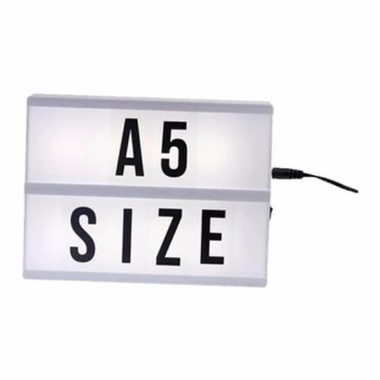 Sinematik Lightbox Dekorasyon Aydınlatma Aksesuarları (a5 Boyut) - 5