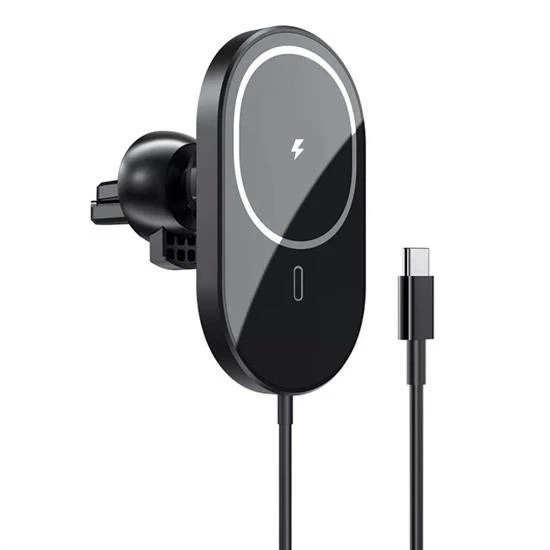 ® 15w Mıknatıslı Takılabilen Hızlı Şarj Tüm Cihaz Ve Araçlara Uyumlu Araç İçi Şarj Cihazı - 2