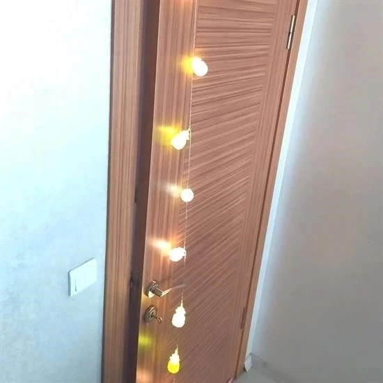 Karışık Renk Dekoratif Ananas Dolama 10’lu Şerit Led Işık Zinciri - 6