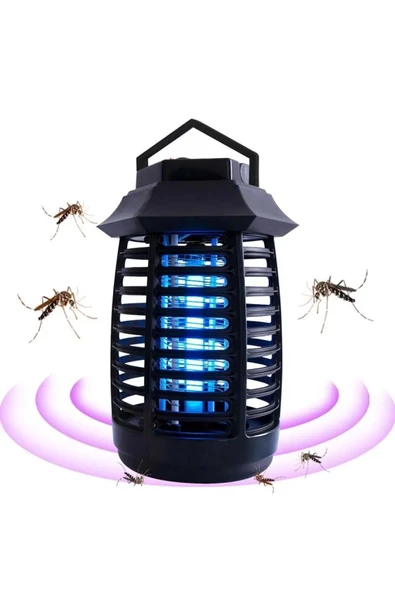 Tutma Ve Asma Saplı Ledli Sinek Makinası 2w Sinek Öldürücü Uv Mor Işıklı Aparat - Resim 5