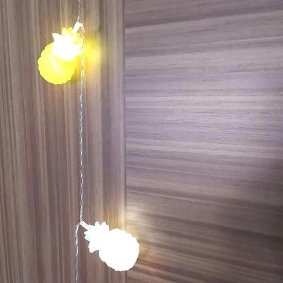 Karışık Renk Dekoratif Ananas Dolama 10’lu Şerit Led Işık Zinciri - 7