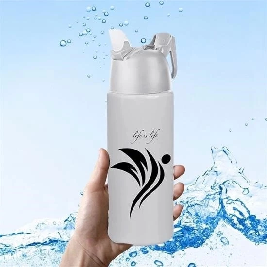 Kilitlenebilen Matara Güvenlikli Suluk Sporcu Matarası Spor Su Şişesi İçecek Şişesi 700ml - 4