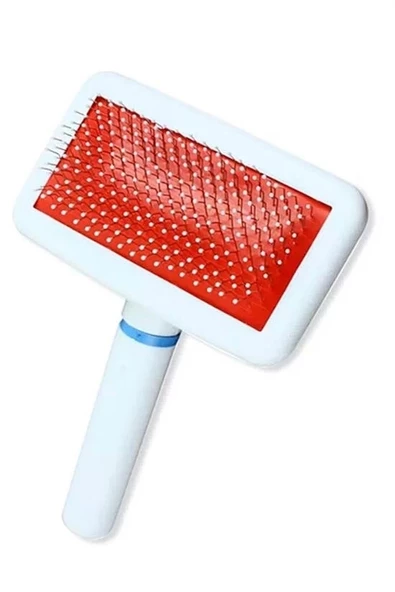 Paslanmaz Evcil Hayvan Kedi Köpek Tüy Tarama Toplama Fırçası Kolay Temizlenir Bakım Aleti - Resim 8