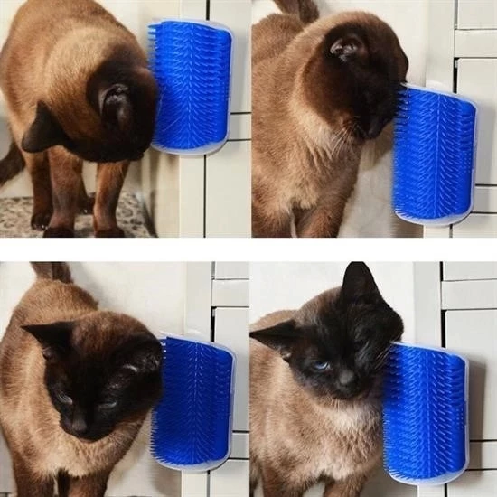 Pratik Kedi Tüyü Kaşıma Ve Tarama Aparatı Duvara Monte Kaşıma Aleti - 5