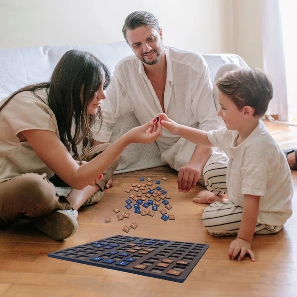 9 Bölümlü Ahşap Sudoku Eğitici Oyun Seti - 3