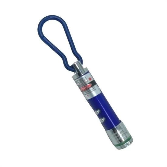 3 Fonksiyonlu Kırmızı Beyaz Işıklı Led Lazer Kedi Köpek Oyuncak Anahtarlık - 3
