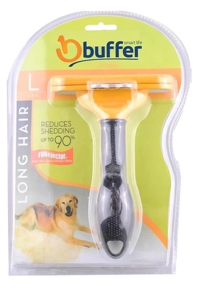 23 Kg Üzeri Uzun Tüylü Köpekler İçin Tüy Toplayıcı Ergonomik Tarak - 4
