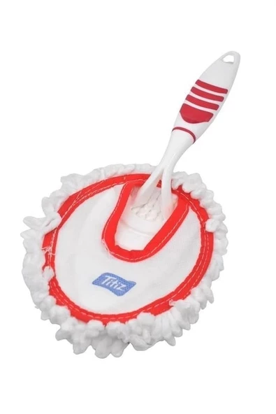 Mikrofiber Duster Toz Leke Kir Alıcı Temizleyici Tutacaklı Temizlik Bezi Aparatı Malzemesi - 5