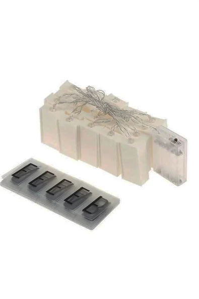 10lu Lightbox Işıklı Harf Mesaj Panosu Dekoratif  Harf Işık Zinciri - 6