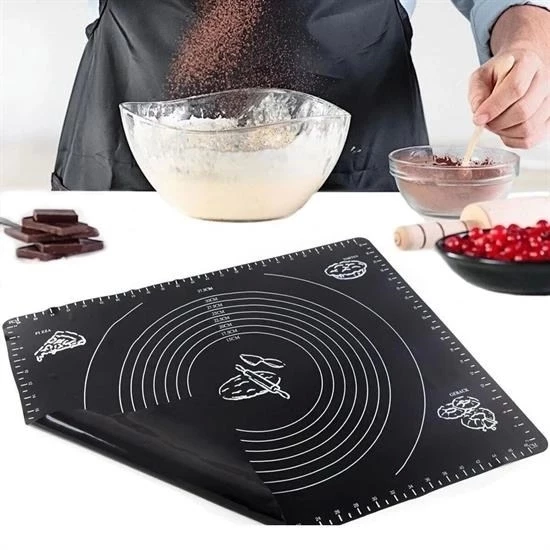 Silikon Çok Amaçlı Geniş Hamur Matı Hamur Açma Matı 40*50 Cm - 2
