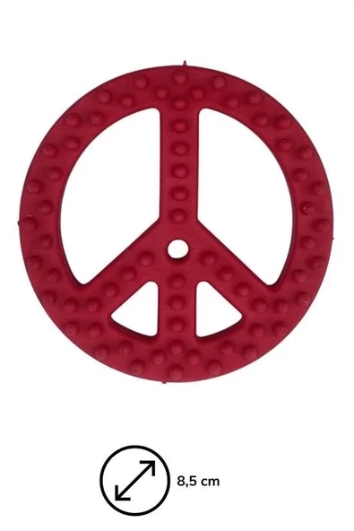 Barış Kemiği Renkli Diş Temizleme Kedi Köpek Aktivite Oyuncağı - Resim 3