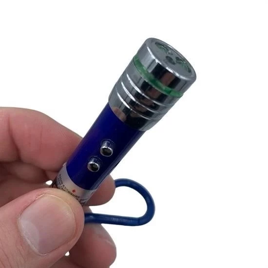 3 Fonksiyonlu Kırmızı Beyaz Işıklı Led Lazer Kedi Köpek Oyuncak Anahtarlık - 8
