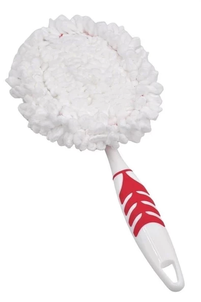 Mikrofiber Duster Toz Leke Kir Alıcı Temizleyici Tutacaklı Temizlik Bezi Aparatı Malzemesi - 7