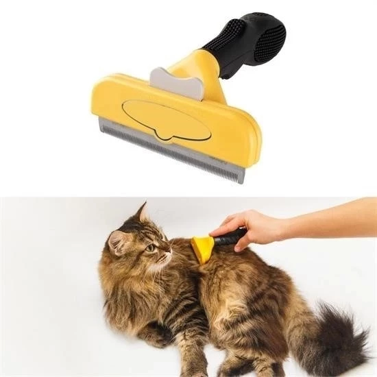 Kedi Ve Köpekler İçin Kısa Tüylü Köpek Tarağı Tüy Toplayıcı Tarak Large - 2