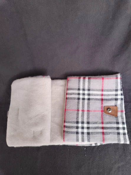 Tek adet tasarım neck Warner, içi silikon dolgulu polar kumaş sıcacık tutar. - 4