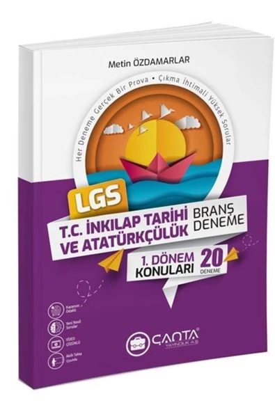 Çanta Yayınları Lgs Inkılap Tarihi 1.dönem 20 Deneme Sınavı