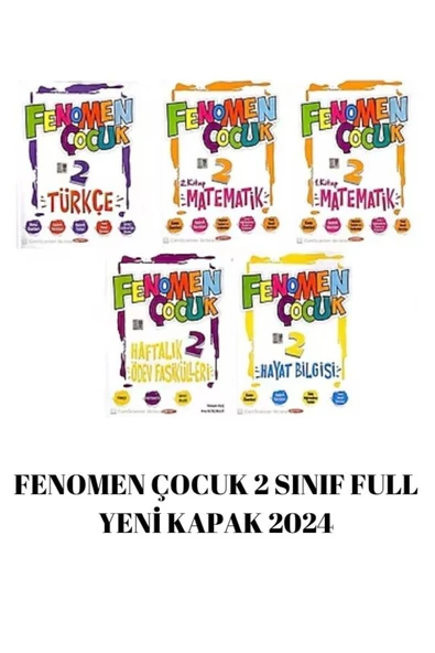 FENOMEN ÇOCUK 2.SINIF SET (4 KITAP) + HAFTALIK ÖDEV FASIKÜLLERI YENİ KAPAK 2024