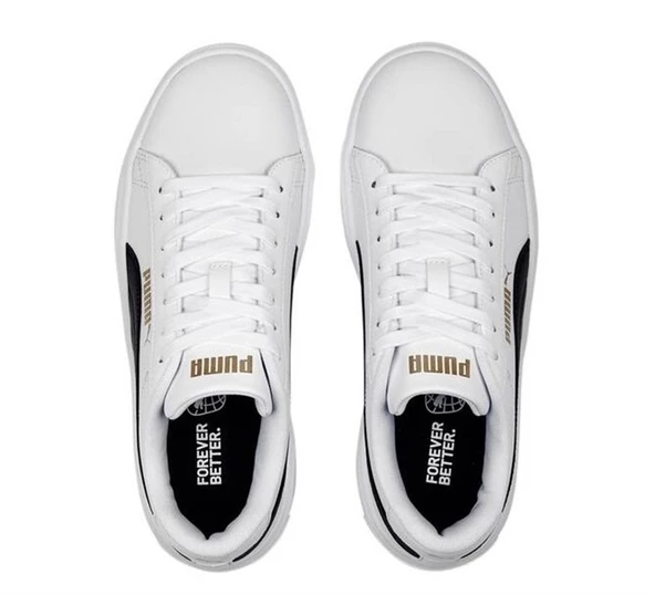 Puma Smash Platform V3 Beyaz Kadın Sneaker Spor Ayakkabı - 390758 04 - 2
