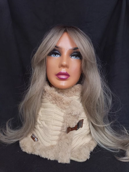 Kürk detayi, içi silikon dolgulu sıcacık tutan, içi polar neck Warner boyunluk - 3