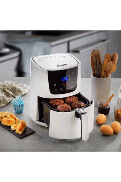 Schafer Thermochef Dijital Airfryer/sıcak Hava Fritözü-beyaz - 4