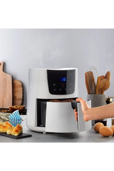 Schafer Thermochef Dijital Airfryer/sıcak Hava Fritözü-beyaz - 2