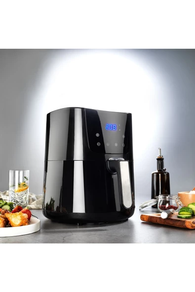 Schafer Thermochef Dijital Airfryer/sıcak Hava Fritözü-siyah - 7