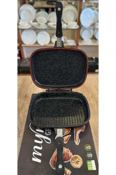 Schafer Myra Grill Pan 32 Cm Çift Taraflı Tava - 5