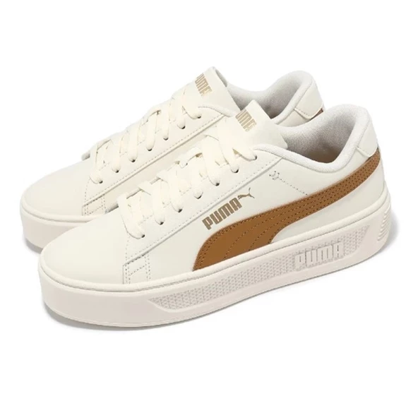 Puma Smash Platform V3 Beyaz Kadın Sneaker spor ayakkabı - 390758 12 - 7