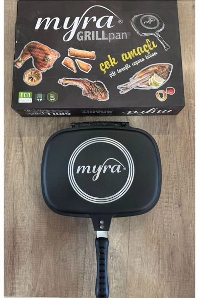 Schafer Myra Grill Pan 32 Cm Çift Taraflı Tava - 4
