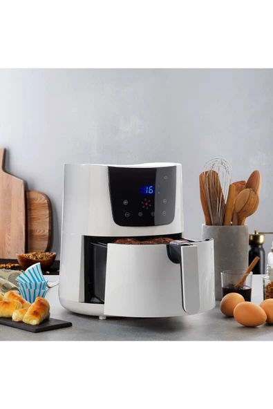 Schafer Thermochef Dijital Airfryer/sıcak Hava Fritözü-beyaz - 3