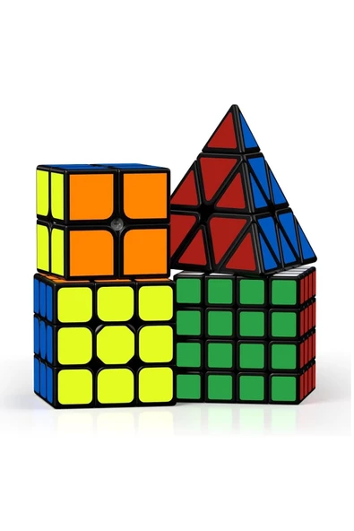 RAYTOYS OYUNCAK   4 SET SPEED CUBE 4 LÜ SET PİRAMİT ZEKA KÜPÜ 2X2 ZEKA KÜPÜ  3X3 ZEKA KÜPÜ 4X4 ZEKA KÜPÜ CUBE