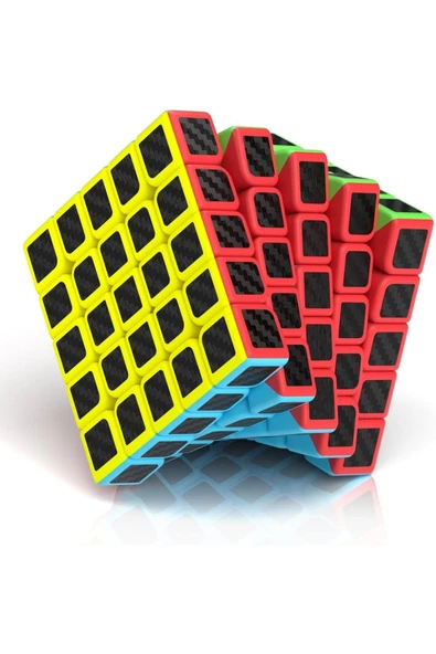 RAYTOYS OYUNCAK   3 SET VIP PROFESSIONAL QY SPEED CUBE CORBON FİBER CUBE VIP 3LÜ SET 3X3 4X4 5X5 ZEKA KÜPÜ RUBİKS CUBE - 4
