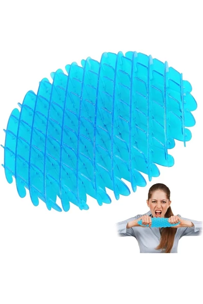 RAYTOYS OYUNCAK   YENİ NESİL MAVİ SOLUCAN STRES OYUNCAĞI TOP ANAHTARLIKLI MODEL 2 ÖZELLİKLİ VIP NEW BLUE FIDGET WORM - 4