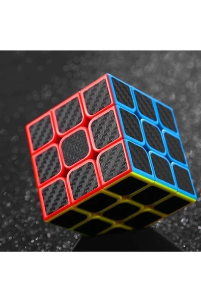 RAYTOYS OYUNCAK   Vip Kalite Fiber Karbon 3x3 Zeka Küpü 3x3 Sabır Küpü 3x3 Fiber Carbon Rubiks Cube Akıl Oyunları