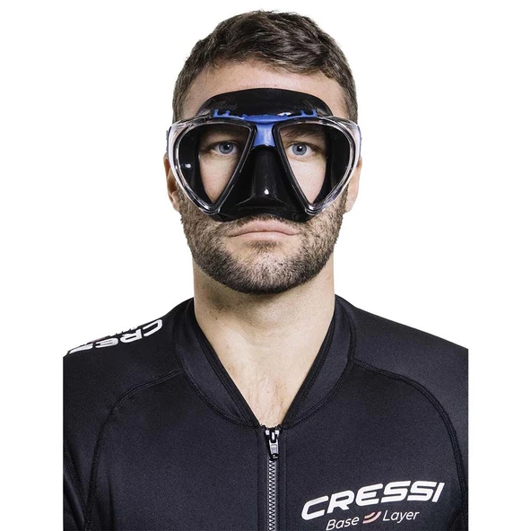 Cressi Penta Plus Black Blue Yetişkin Dalış Maskesi - 3
