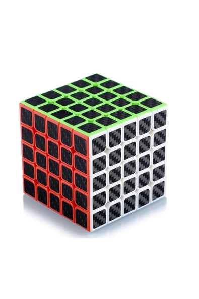 RAYTOYS OYUNCAK   1 PCS 5X5 QY SPEED CUBE 5X5 CORBON FİBER CUBE 1ADET VIP 5X5 ZEKA KÜPÜ 5X5 HIZ KÜPÜ 5X5 - 4