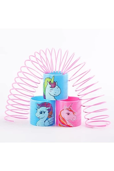 RAYTOYS OYUNCAK   4 ADET STRES YAYI UNICORN STRES OYUNCAKLARI AKORDİYON YAY STRES OYUNLARI EĞİTİCİ OYUNCAK YAY