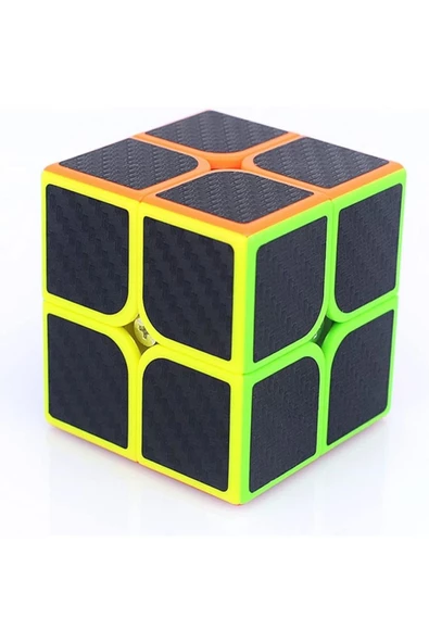 RAYTOYS OYUNCAK   5 SET PROFESSIONAL QY SPEED CORBON FİBER CUBE 5Lİ SET PİRAMİT 2X2 3X3 4X4 5X5 ZEKA KÜPÜ CUBE - 3
