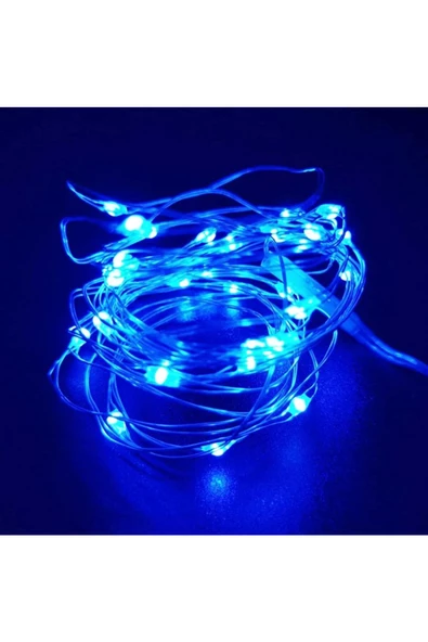 RAYTOYS OYUNCAK   9 METRE PARLAK CANLI MAVİ IŞIK MİCRO DÖKME LED ULTRA SU GEÇİRMEZ MAVİ PİLLİ LED IŞIK SABİT YANAR - Resim 7