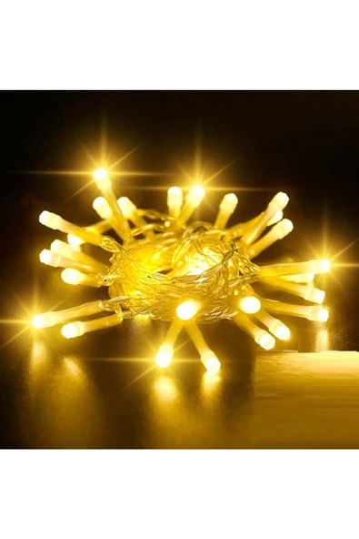 RAYTOYS OYUNCAK 13 METRE SARI ULTRA CANLI NET IŞIK SARI LED IŞIK SABİT YANAR SARI FİŞLİ 220 VOLT YILBAŞI AĞACI IŞIĞI