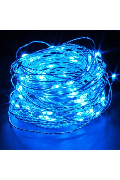 RAYTOYS OYUNCAK   10 METRE SU GEÇİRMEZ PARLAK CANLI MAVİ IŞIK MİCRO DÖKME LED ULTRA MAVİ PİLLİ LED IŞIK SABİT YANAR