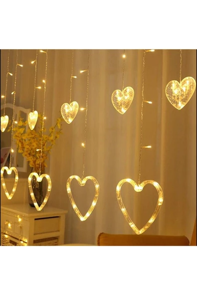 RAYTOYS OYUNCAK GÜN IŞIĞI SALKIM LED IŞIK KALPLİ SALKIM LED IŞIK GÜN IŞIĞI LED IŞIKLI PERDE IŞIK EKLEMELİ 220 VOLT - 8