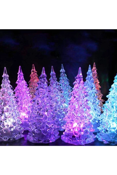 RAYTOYS OYUNCAK   IŞIKLI YILBAŞI AĞACI VIP RENKLİ LED IŞIKLI ÇAM AĞACI 13 CM IŞIKLI ÇAM AĞACI RGB PINE TREE LED LIGHT