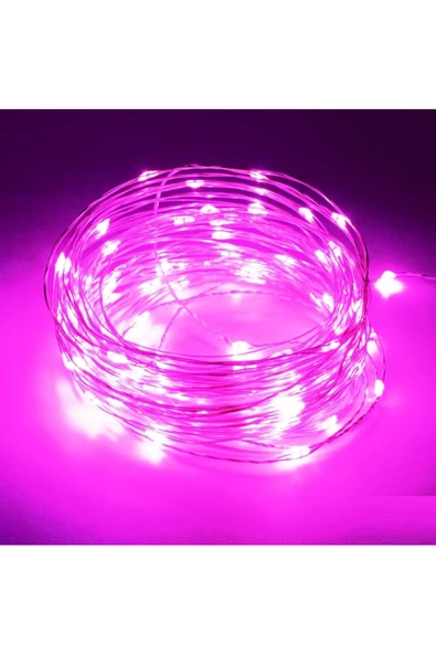 RAYTOYS OYUNCAK   7 METRE PEMBE PİLLİ LED IŞIK CANLI PEMBE IŞIK IP65 SU GEÇİRMEZ SEVGİLİLER GÜNÜNE ÖZEL PEMBE LED IŞIK